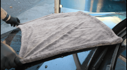 Absorberende drying towel voor streeploos drogen