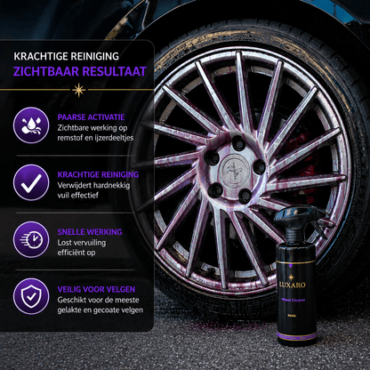 Wheel Cleaner voor verwijdering van remstof en ijzerdeeltjes